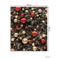 Скатерть JoyArty Ель в украшениях tcox_380821_120x145