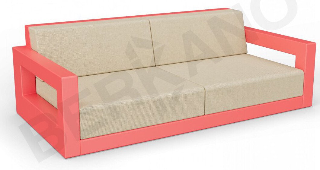 

Садовый диван Berkano Quarter lounge с подушками 250_009_19 (красный/бежевый)