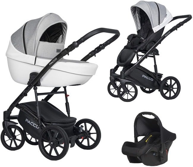 

Универсальная коляска Riko Basic Pacco (3 в 1, 05 grey fox)