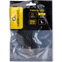 Кабель Cablexpert CCF-USB2-AMBM-1M (1 м, черный)