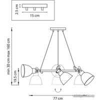 Подвесная люстра Lightstar Acrobata 761160