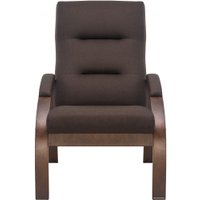 Интерьерное кресло Импэкс Leset Лион (орех текстура/малмо 28/коричневый)