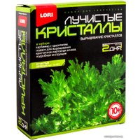 Набор для опытов Lori Лучистые кристаллы. Зеленый кристалл Лк-003
