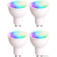 Светодиодная лампочка Yeelight Smart Bulb W1 Multicolor YGYC0120004WTEU GU10 4.5 Вт (4 шт)