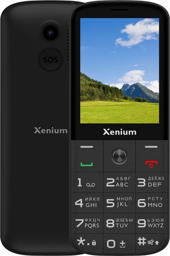 Кнопочный телефон Xenium L728 (черный)