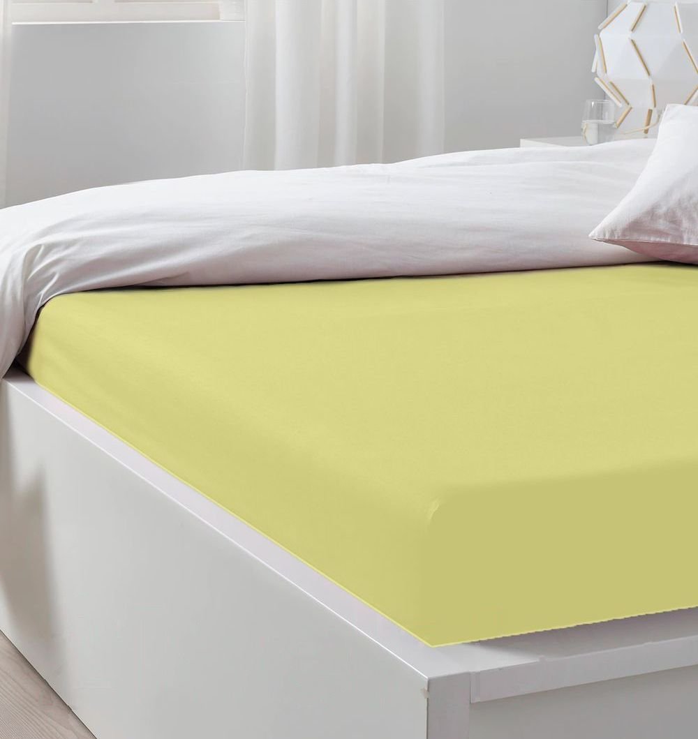 

Постельное белье Luxsonia Трикотаж на резинке 60x120 Мр0010-3 (нежно-желтый)