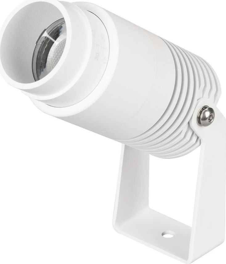 Уличный накладной светильник Arlight ALT-RAY-ZOOM-R52-8W Warm3000 (WH, 10-40 deg, 230V) 042676