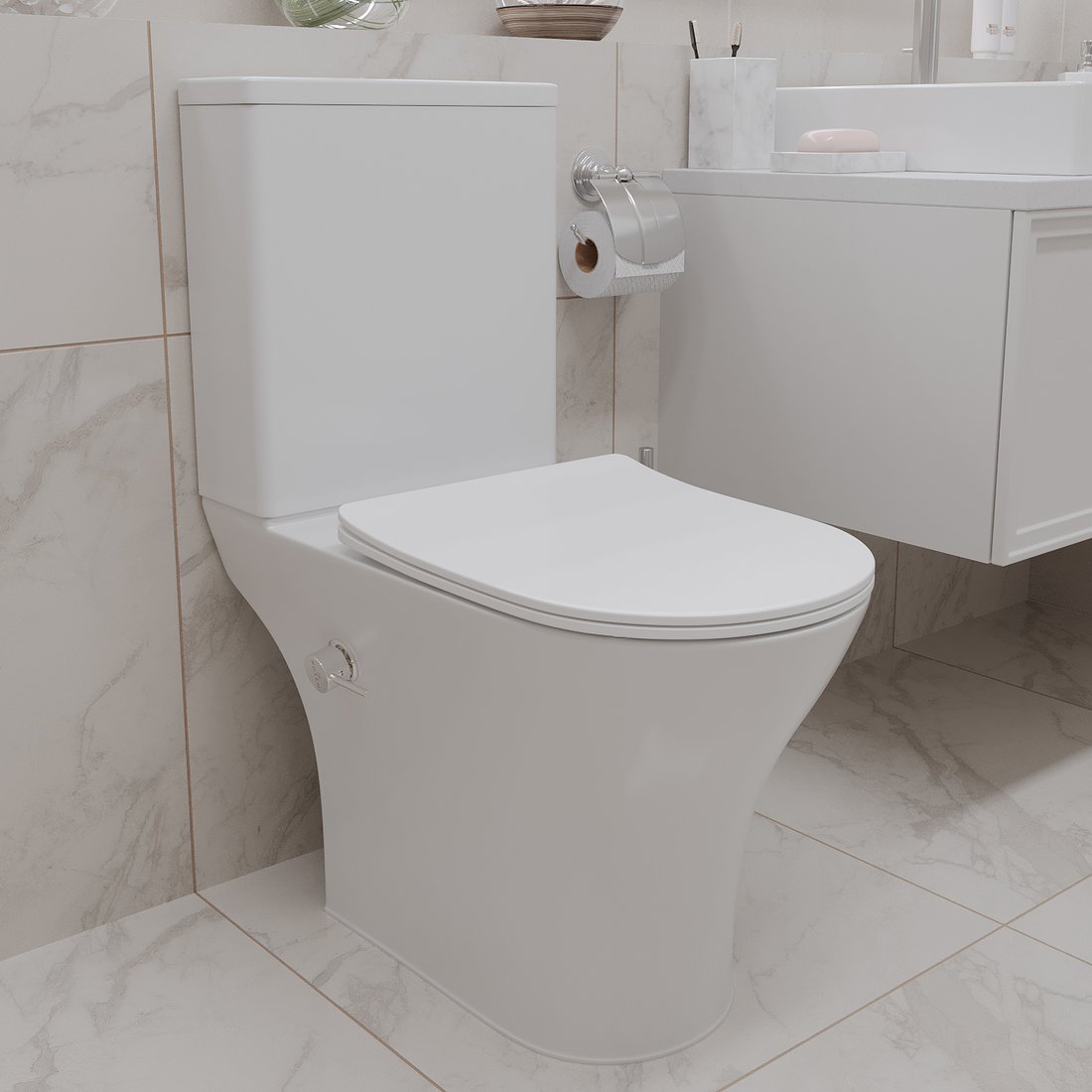 

Унитаз напольный Roxen Urban Tornado Bidet 600190-01X