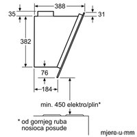 Кухонная вытяжка Bosch DWK098G60