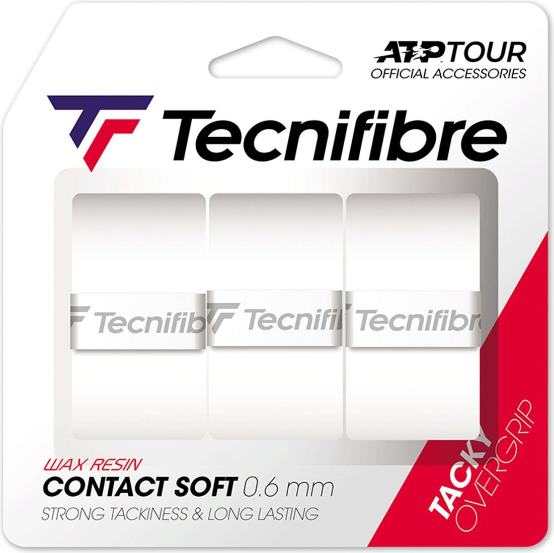 

Tecnifibre Pro Contact Slim 52ATPCONSL (3шт, белый)