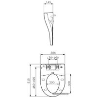 Унитаз подвесной AM.PM Awe C111739SC