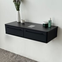 Туалетный столик без зеркала Shtabe Royal 5210 эко (черный/р.черная)