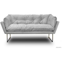 Диван Brioli Анико двухместный (V2/светло-серый)