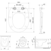 Унитаз подвесной AM.PM Sense C741700SC