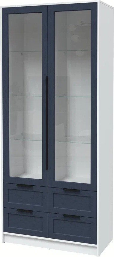 

Шкаф-витрина Интерлиния Концепт Тренд КТ-ШВ2 (белый платинум/дуб королевский)