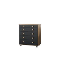 Детский комод Incanto Мишка с органайзером 800/5 PK-0060/05 (дуб/графит)