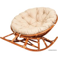 Кресло-качалка Мир Ротанга Papasan 23/01D (коньяк)