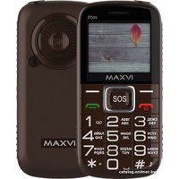 Телефон Maxvi B5ds (коричневый)