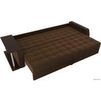 Диван Лига диванов Атлантида 102222 (микровельвет, коричневый)