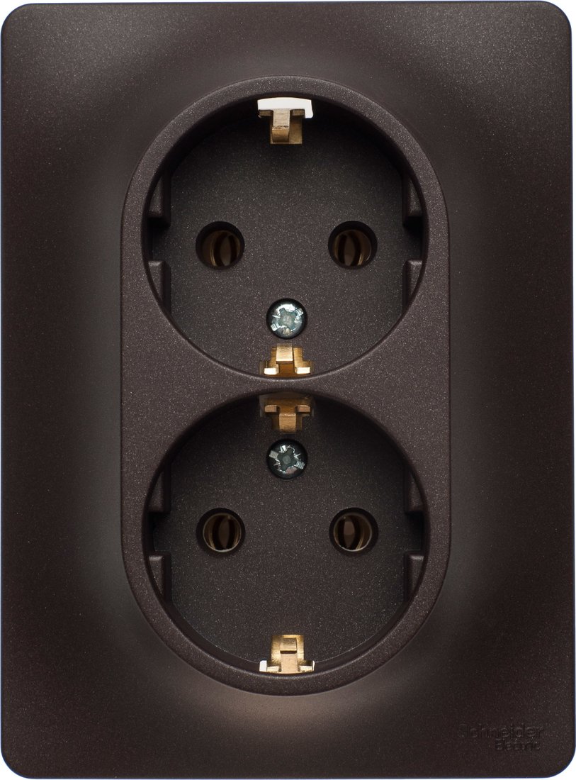 

Розетка Schneider Electric Glossa GSL000824 (шоколад)