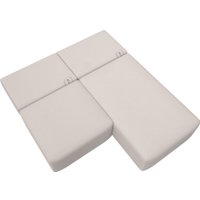 Угловой диван Лига диванов Лига-060 НПБ угол универсальный 129506 (замша Joly 05 бежевый)