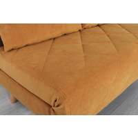 Диван DiArt Элли 1100 (велюр Otto Yellow/Магия 86/ножки светлые)