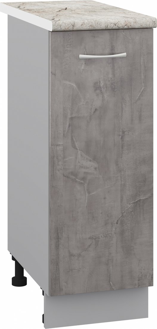 

Шкаф напольный Кортекс-мебель Корнелия Лира НШ30р (оникс/марсель)