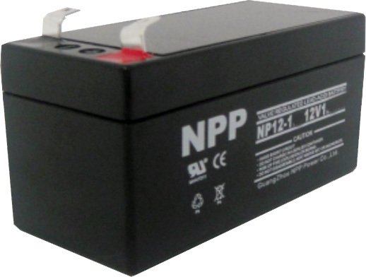 

Аккумулятор для ИБП NPP NP 12-1.3 (12В/1.3 А·ч)