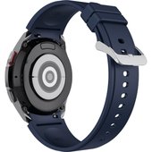 Classic силиконовый для Samsung Galaxy Watch4/5/6 (20 мм, темно-синий)