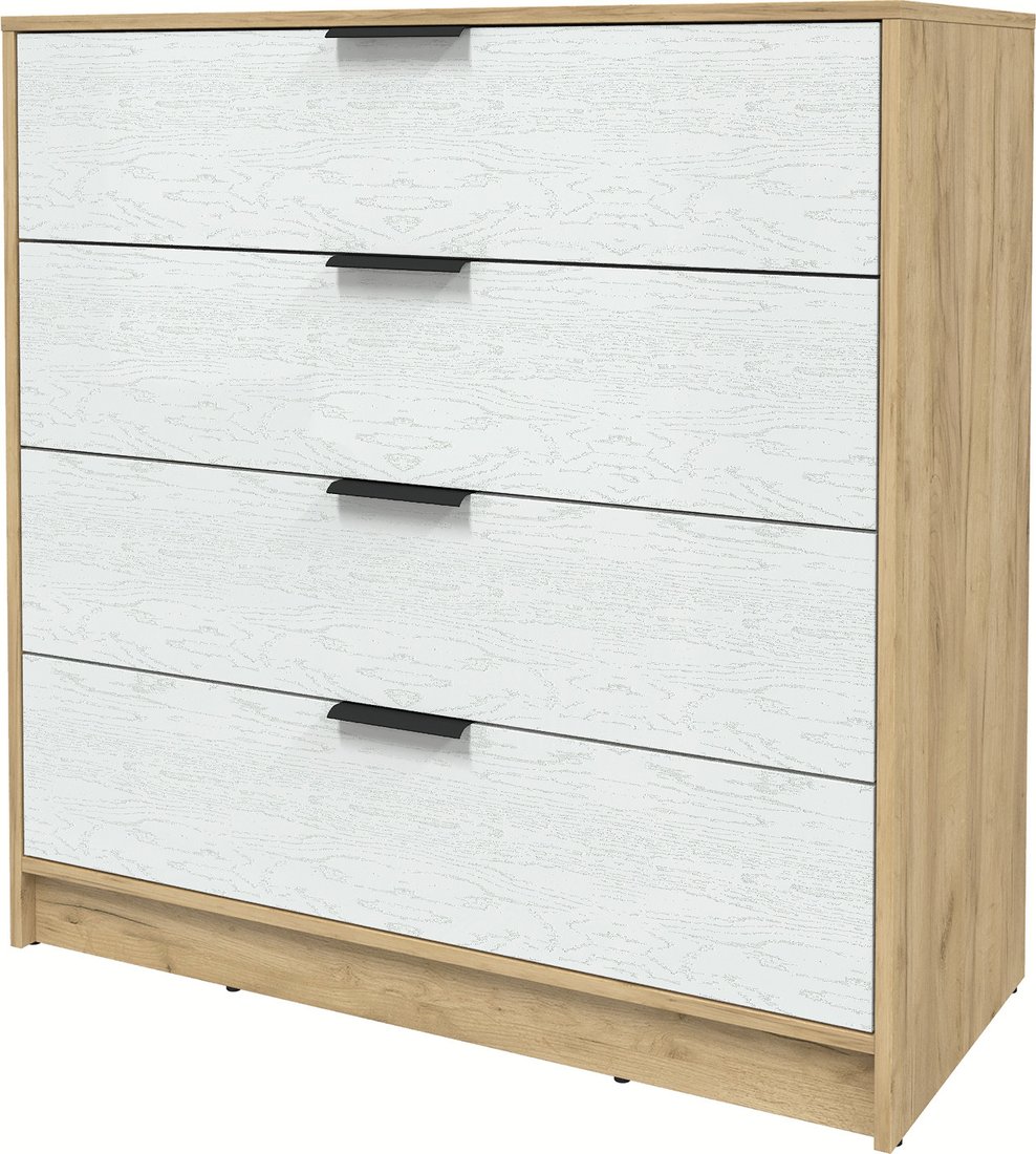 

Комод Интерлиния Концепт КТ-К100 Глосс (дуб золотой/дуб полярный)