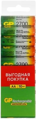 

Аккумулятор GP 270AAHC-CRB10