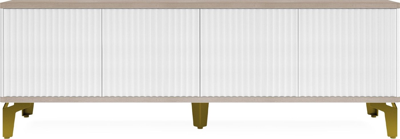 

Тумба Shtabe Royal 5047 эко (макиато-золото)