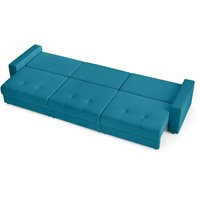 Диван Mio Tesoro Манчестер 292 1.5ек-1.5ек-1.5ек (1102 аквамарин)