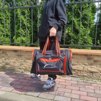 Спортивная сумка Polar 6067-2 (черный/синий)