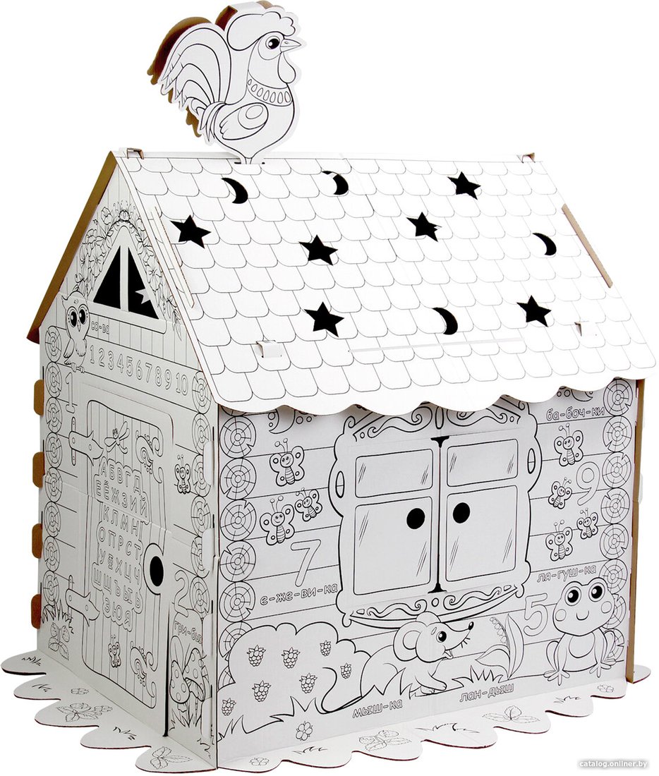 Домик-раскраска BRAUBERG Kids. Раскраска. Сказочный 880364