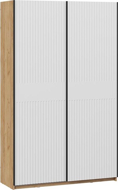 

Шкаф-купе Трия Оскар Хилтон Т2 1400 271056 (ручка черная/дуб крафт золотой/белый матовый)