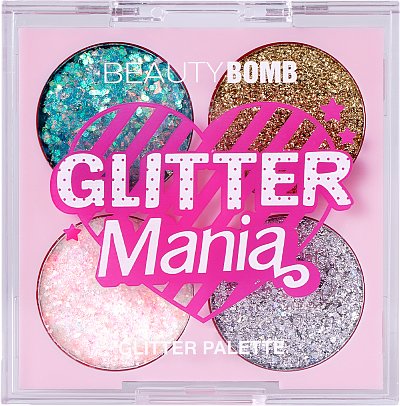 

Декоративная косметика для глаз Beauty Bomb Glitter Palette Glitter Mania тон 01