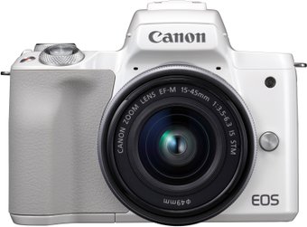 Canon EOS M50 Kit 15-45mm (белый)
