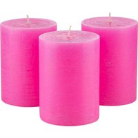 Набор свечей Мелт 100 мм (3 шт, розовый)
