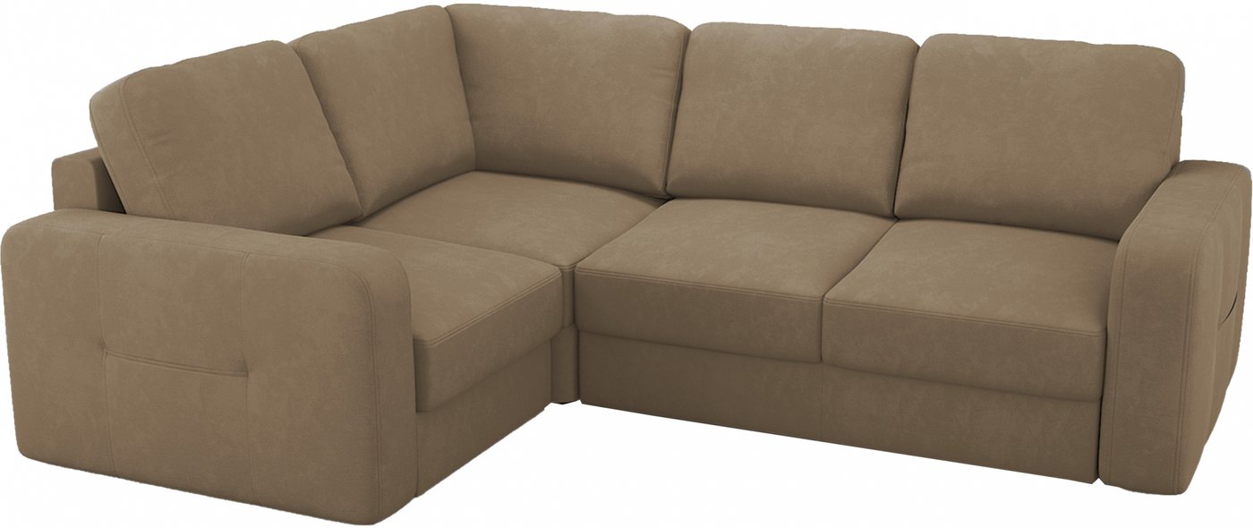 

Угловой диван Mio Tesoro Aurora компл.2 левый (Velutto 03 коричневый)