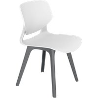 Стул Sheffilton SHT-ST59/S195 (белый/темно-серый)