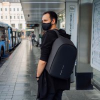 Повязка XD Design Protective Mask Set P265.871 (черный/голубой)