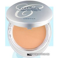 Компактная пудра Enough Collagen Whitening Moisture Twoway Cake Со сменным блоком тон 21 (2x13 г)