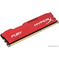 Оперативная память HyperX Fury Red 8GB DDR3 PC3-14900 HX318C10FR/8