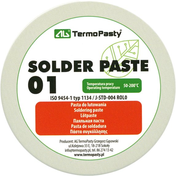 

Паста для лужения AG TermoPasty AGT-037 (40 г)