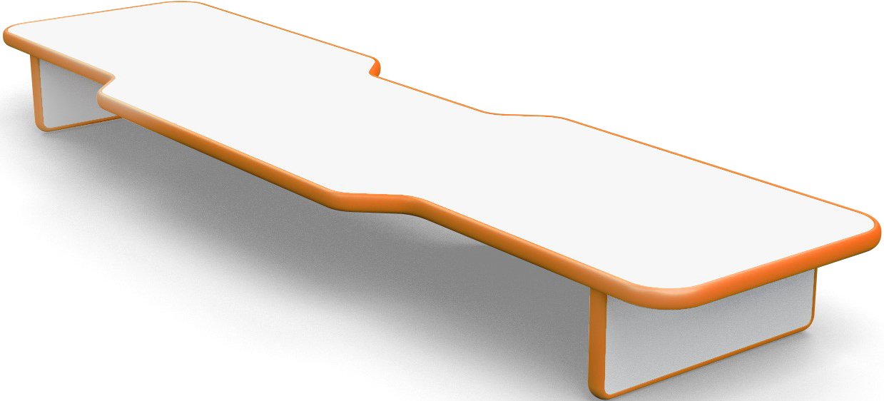 

Подставка для монитора VMM Game Base 120 Light Orange BS-2WOE