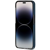 Чехол для телефона Pitaka Pixel Game Kit для iPhone 14 Pro (синий/зеленый)