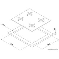 Варочная панель Korting HGG 685 CTW