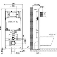 Инсталляция для унитаза OLI 80 ECO