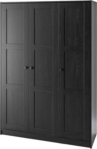 Шкаф распашной Ikea Раккестад 704.537.62 (черный)
